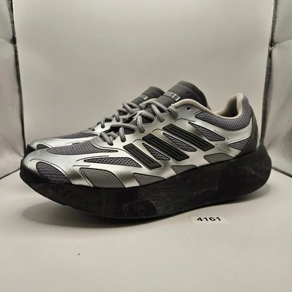 ADIDAS MEN'S 13 LIFESTYLE CASUAL SNEAKERS ADIZERO ARUKU SILVER METALLIC JS3712